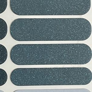 Jamberry Nail Wraps glitter blue green teal Venice style